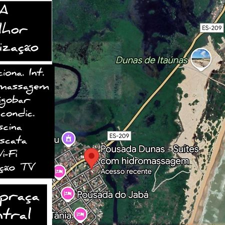 Pousada Dunas - Suites Com Hidromassagem No Coracao Da Vila إيتوناس المظهر الخارجي الصورة