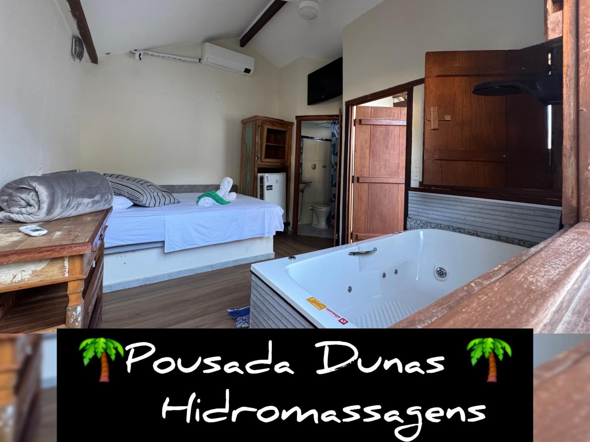 Pousada Dunas - Suites Com Hidromassagem No Coracao Da Vila إيتوناس المظهر الخارجي الصورة